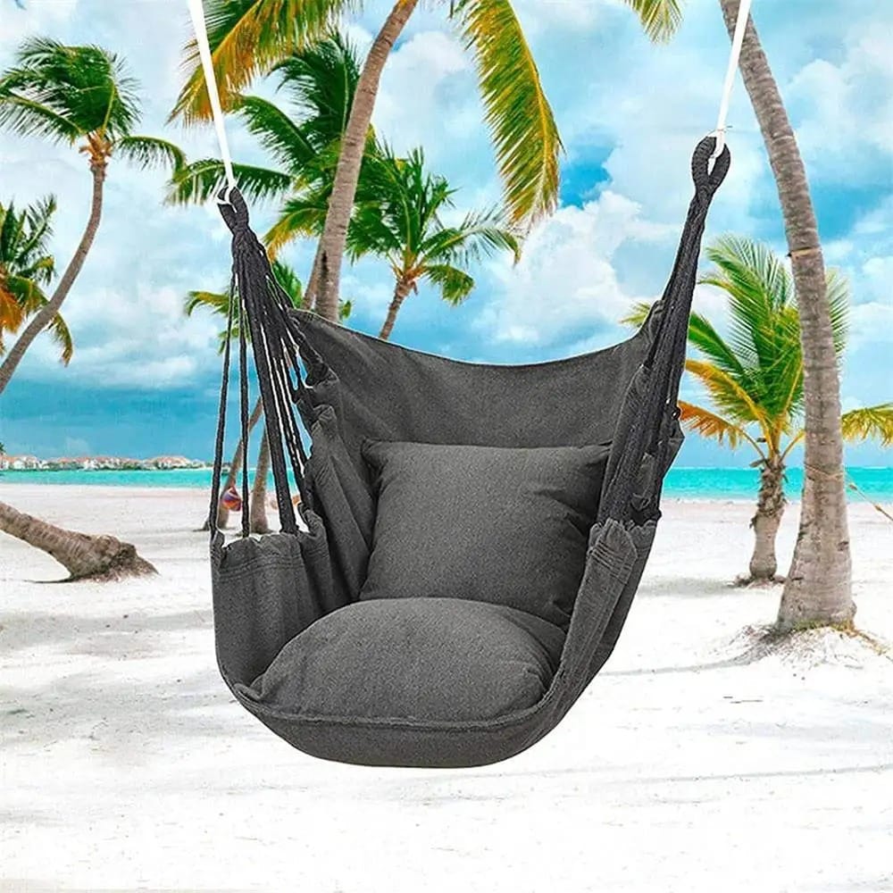 Portable Canvas Hammock Chair Swing