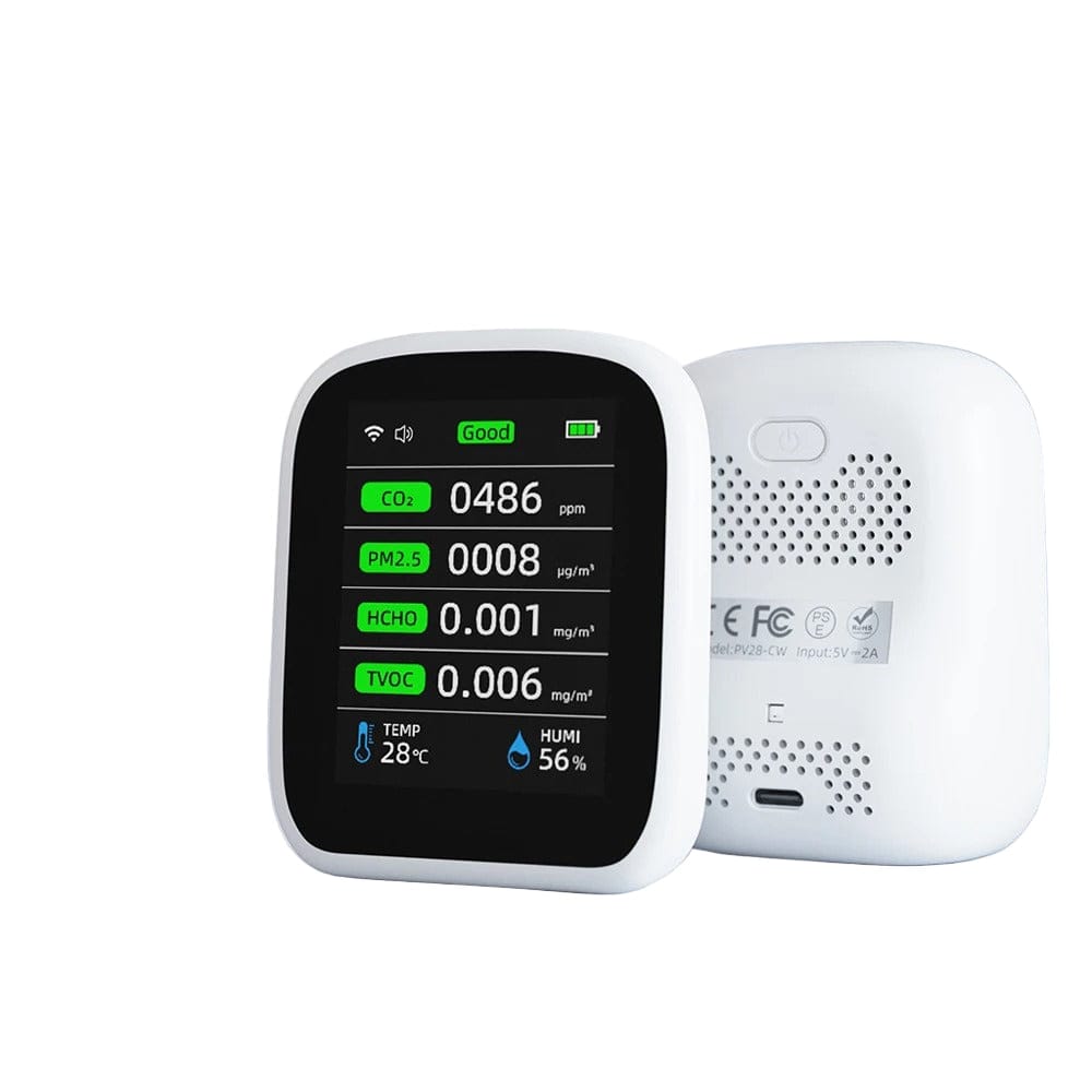 WiFi 8-in-1 Smart Air Quality Monitor Detector