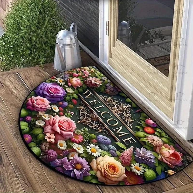 FloraArc Soft Non-Slip Kitchen Door Mat