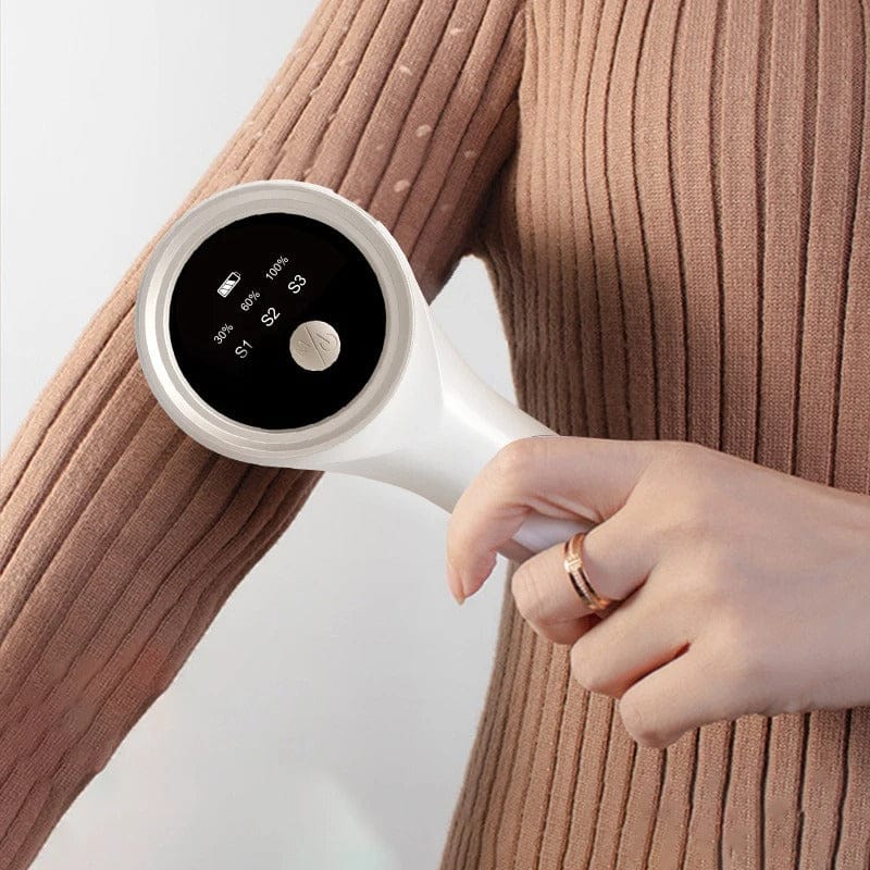 Portable Electric Lint Remover Rechargeable Fabric Shaver with Display