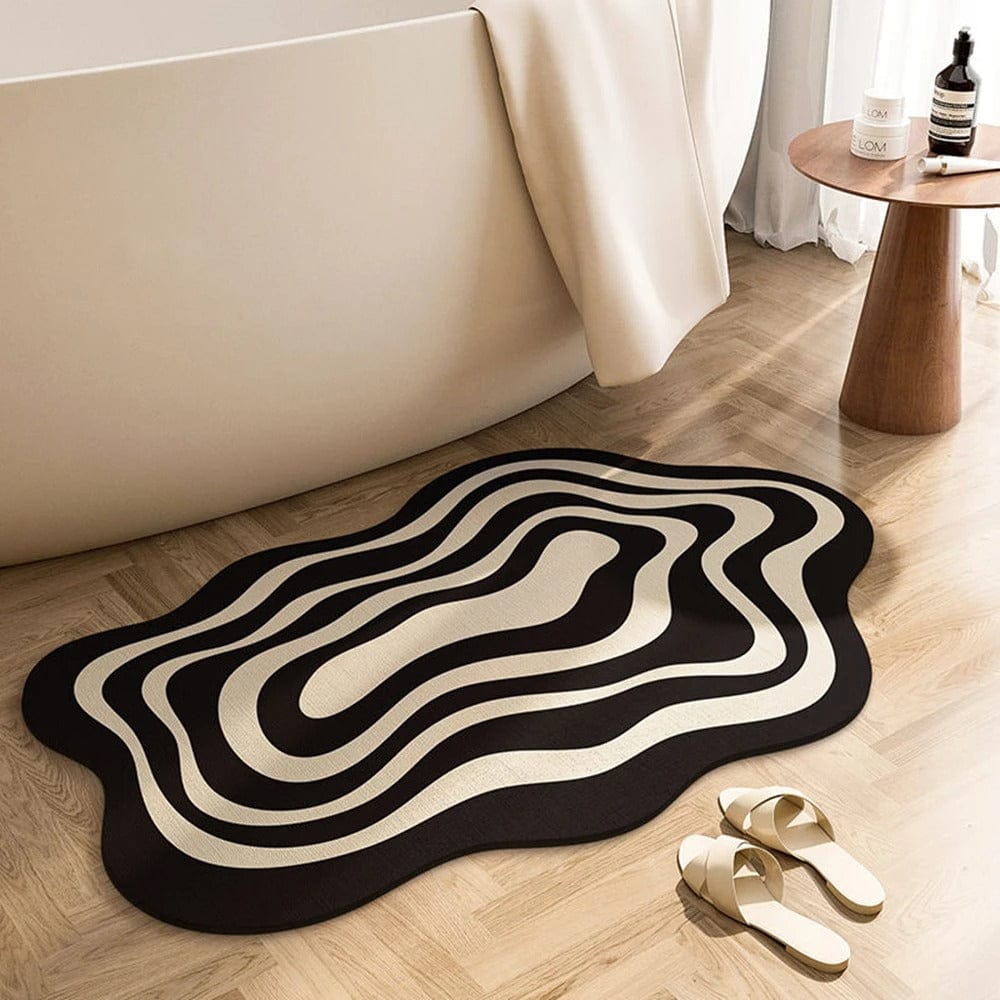 Super Absorbent Diatom Mud Bathroom Mat – Quick-Dry Non-Slip Pad