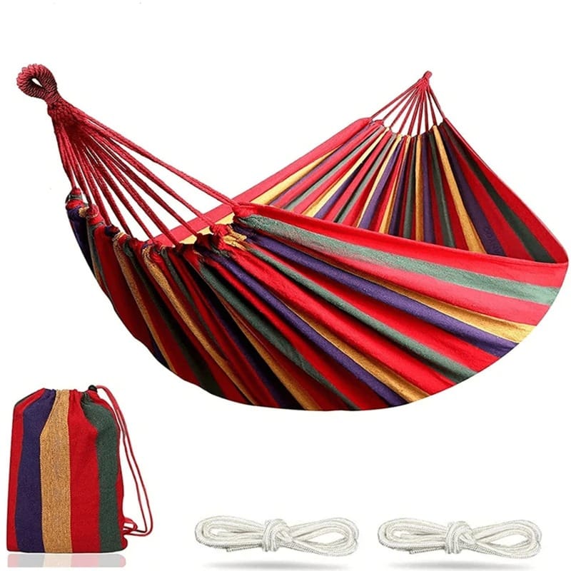 Cotton Stripe Hammock Swing