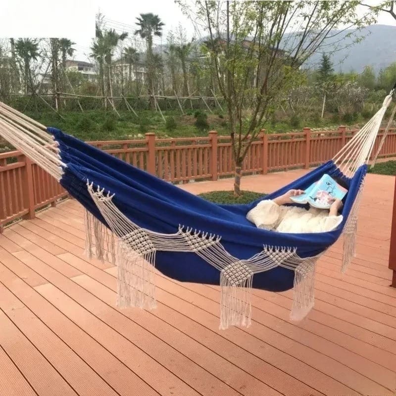 Bohemian Double Tassel Hammock