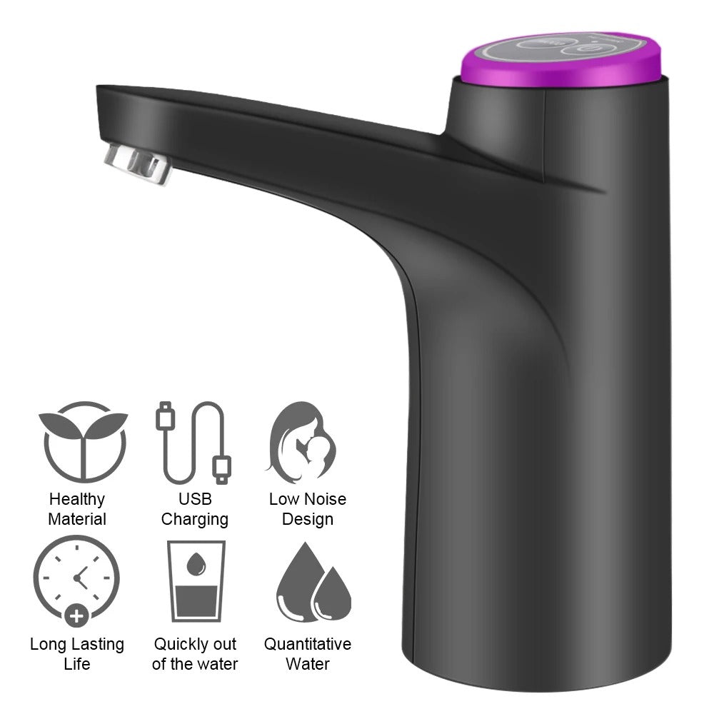HydroFlow Electric Water Pump with USB Rechargeable Touch Control