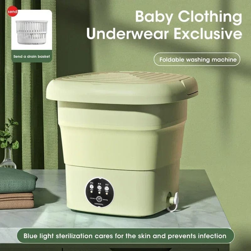 Foldable Mini Washing Machine Portable Sock and Underwear Cleaner
