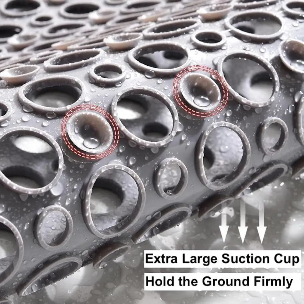 Non-Slip Bath Mat with Suction Cups
