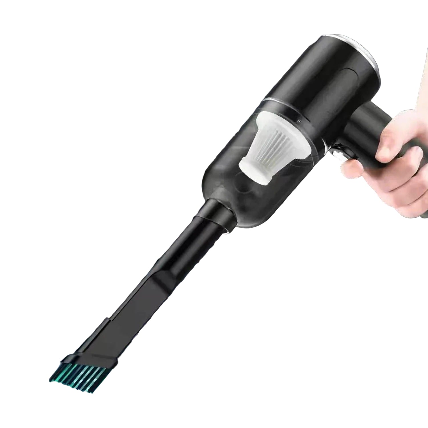 High Power Car Vacuum Cleaner – USB Rechargeable Portable Suction