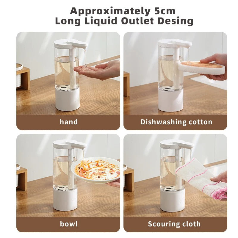 500ml Automatic Touchless Soap Dispenser for Kitchen and Bathroom