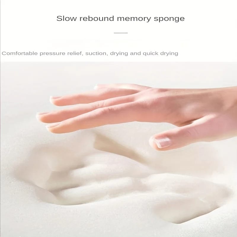 Long Pile Absorbent Bathroom Mat