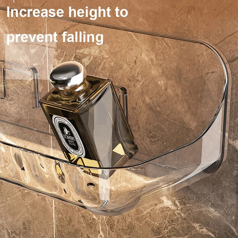 Acrylic Bathroom Shelf – No-Drill Shower Organizer [2 pcs ]