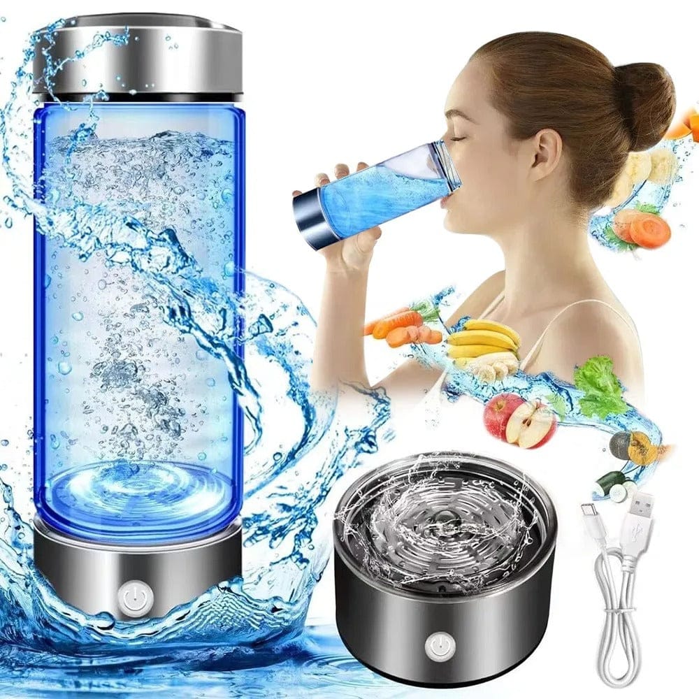Portable Electric Hydrogen Water Generator Bottle with Titanium Filter