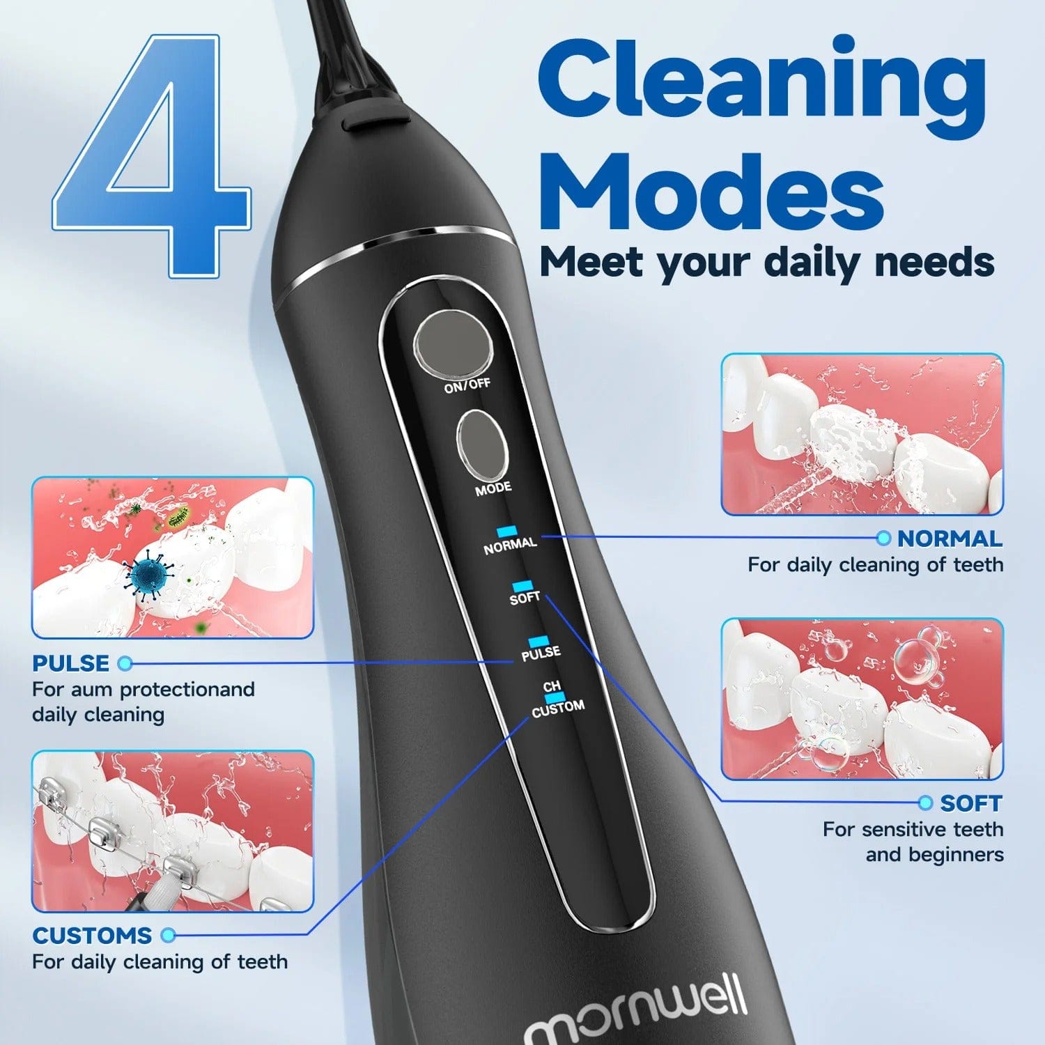 Portable Water Flosser F18 Oral Irrigator 200ml