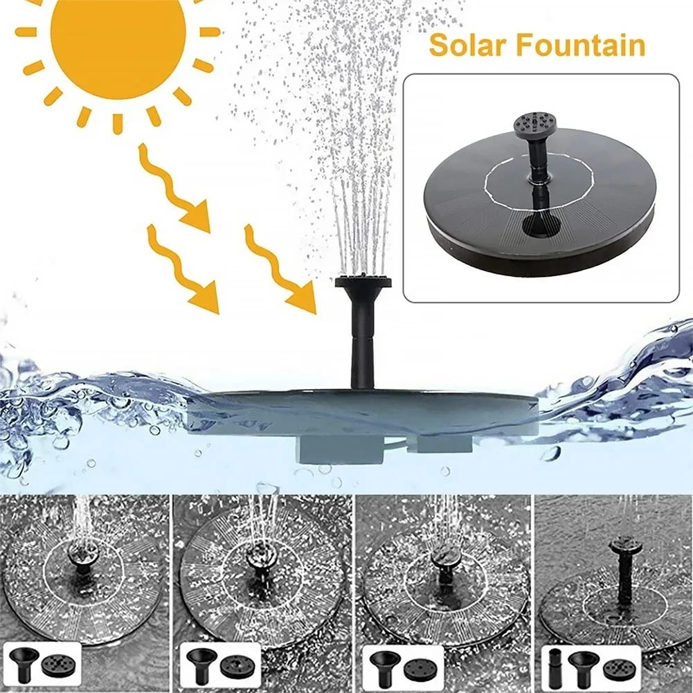 AquaDisc Solar Floating Fountain Pump