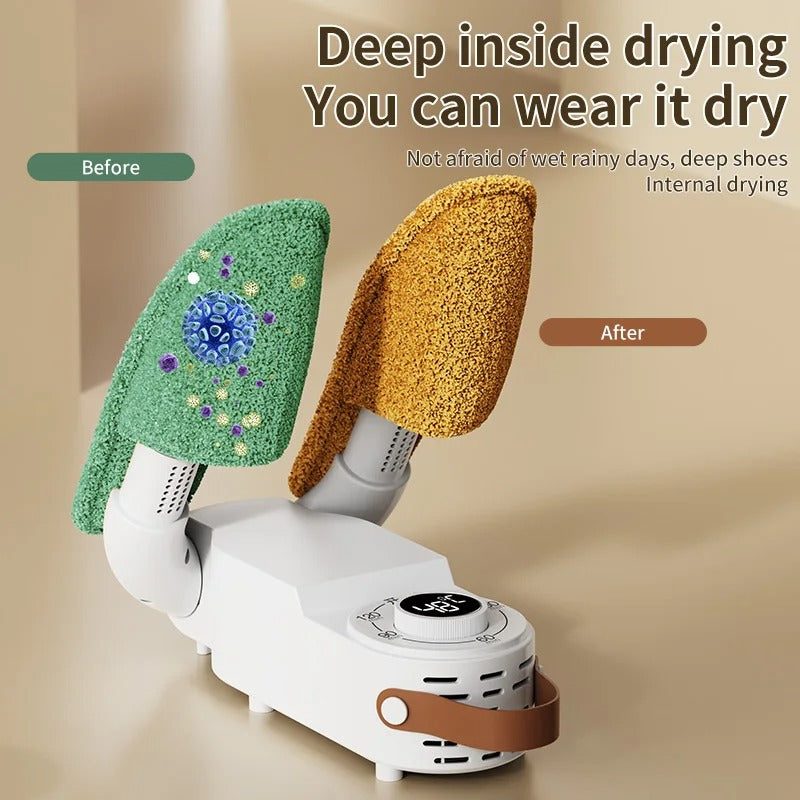 Electric UV Shoe Dryer with Intelligent Timer and Sterilizer