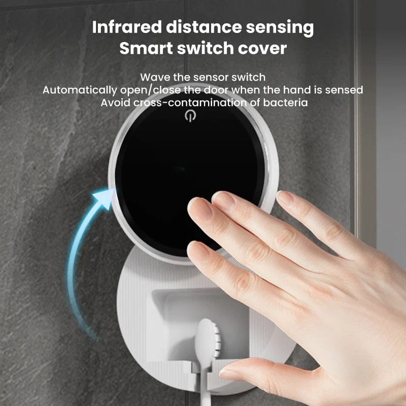 Toothbrush Sanitizer and Holder – Wall Mounted Rechargeable Portable