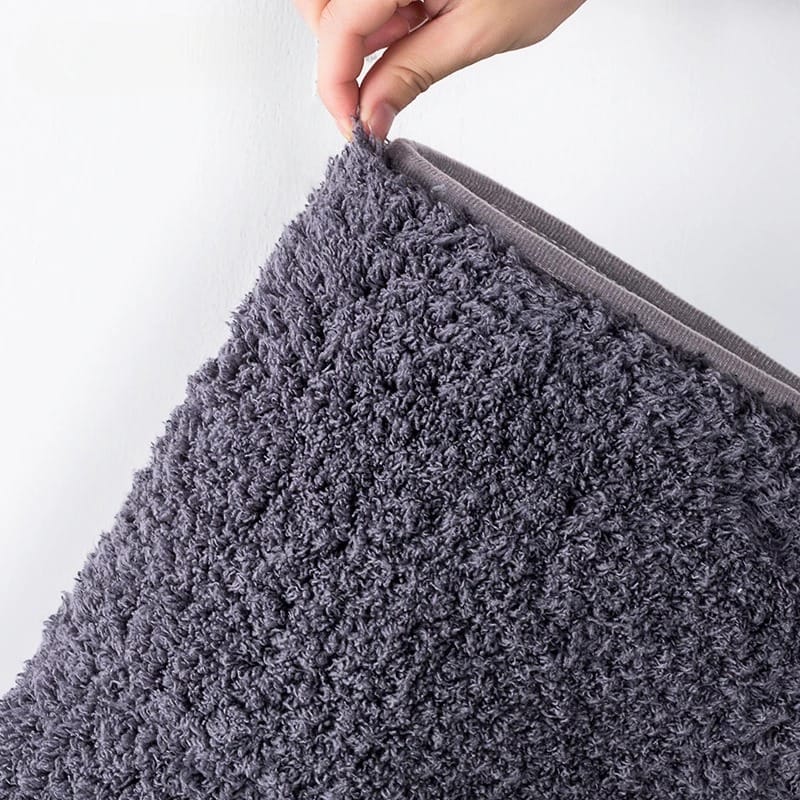 Long Pile Absorbent Bathroom Mat