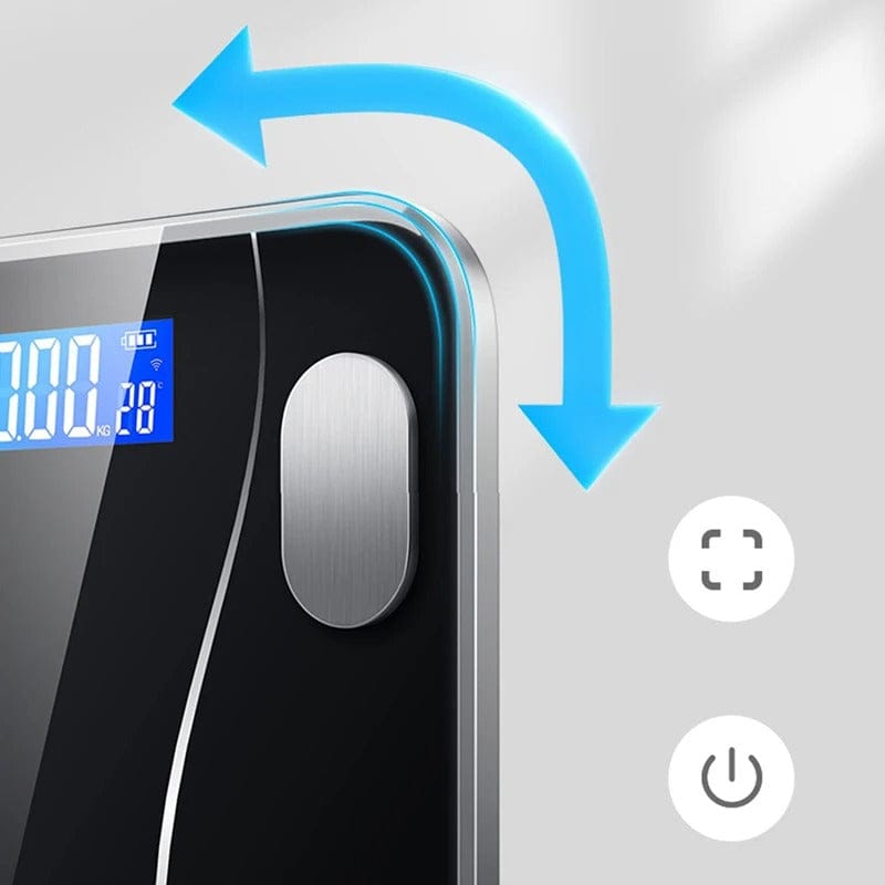 Smart Body Fat Scale – LED Digital Wireless Composition Analyzer