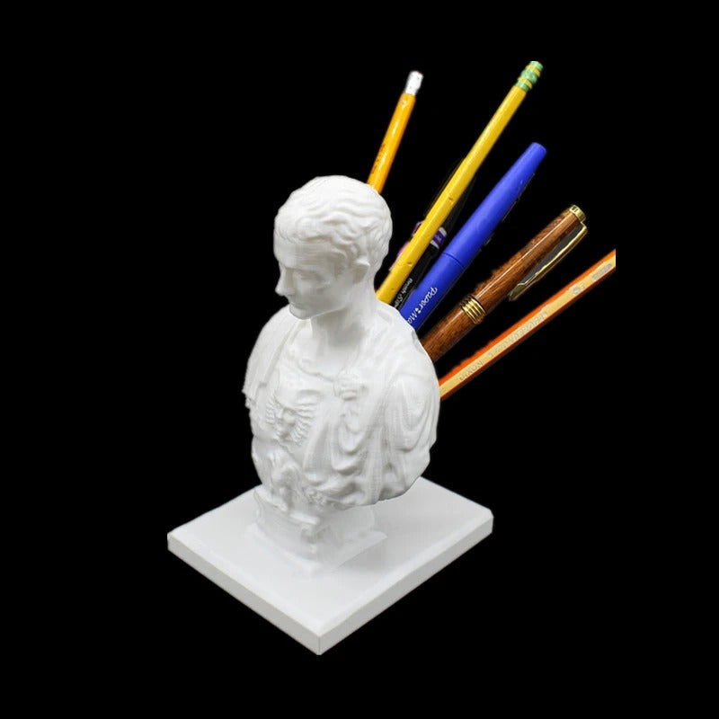 Julius Caesar Statue Pen Holder