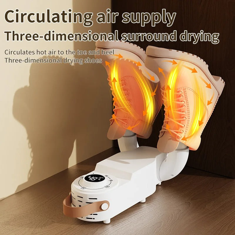 Electric UV Shoe Dryer with Intelligent Timer and Sterilizer