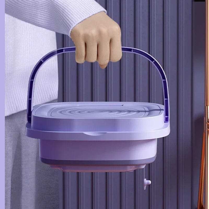 8L Portable Foldable Mini Washing Machine with Spin Dryer