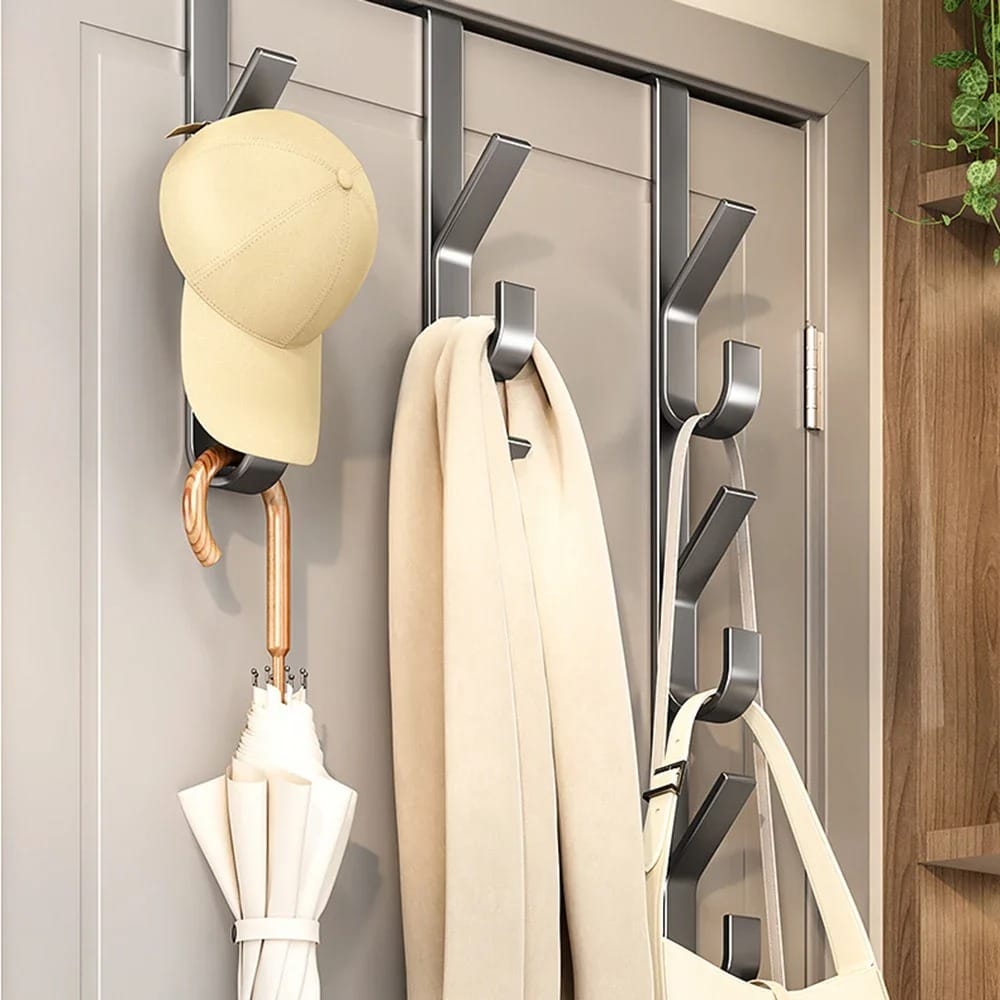 HomeEase Over Door Hook Rack Heavy-Duty