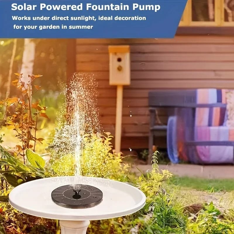 AquaFloat Solar Fountain