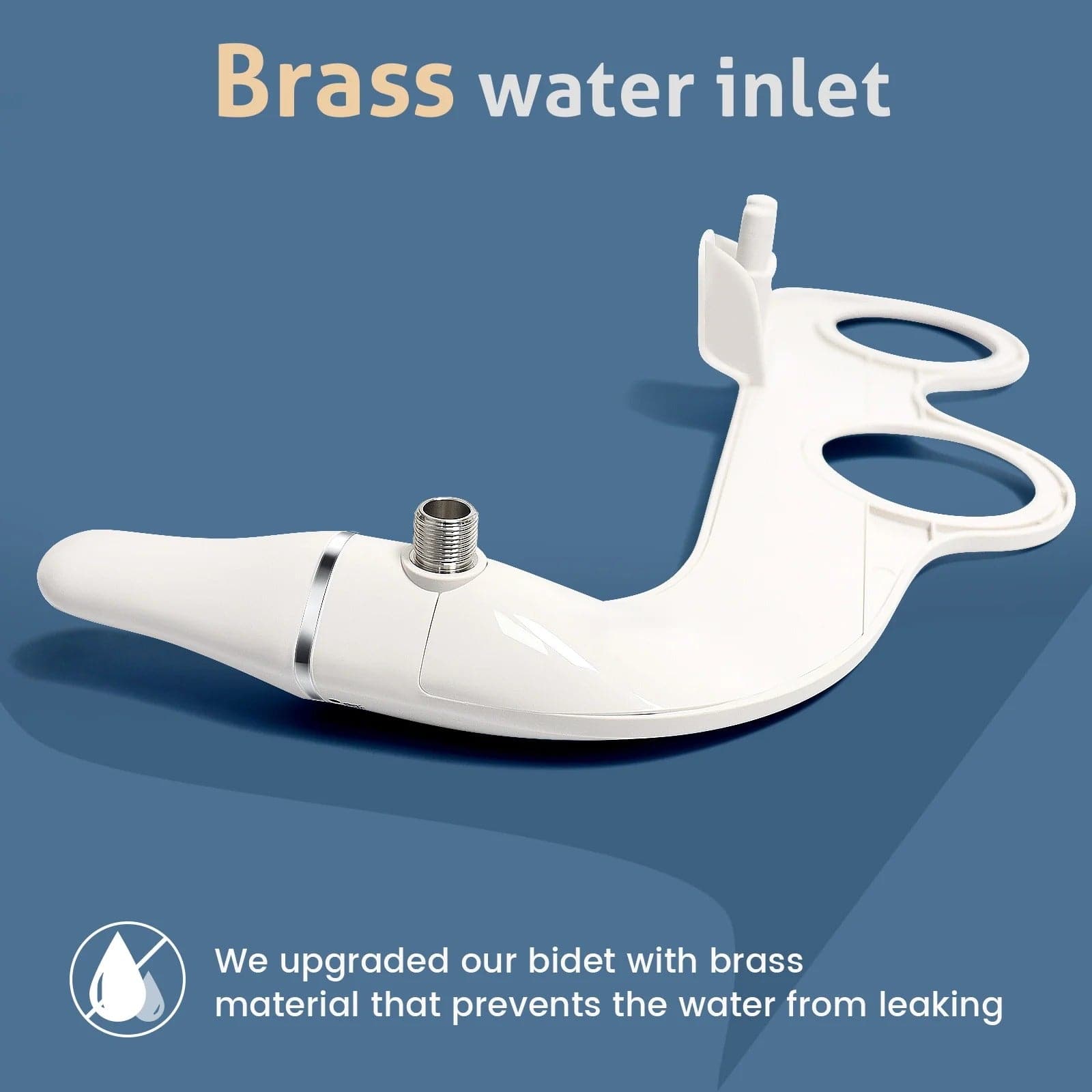 Ultra Slim Toilet Bidet Attachment with Dual Nozzle Control