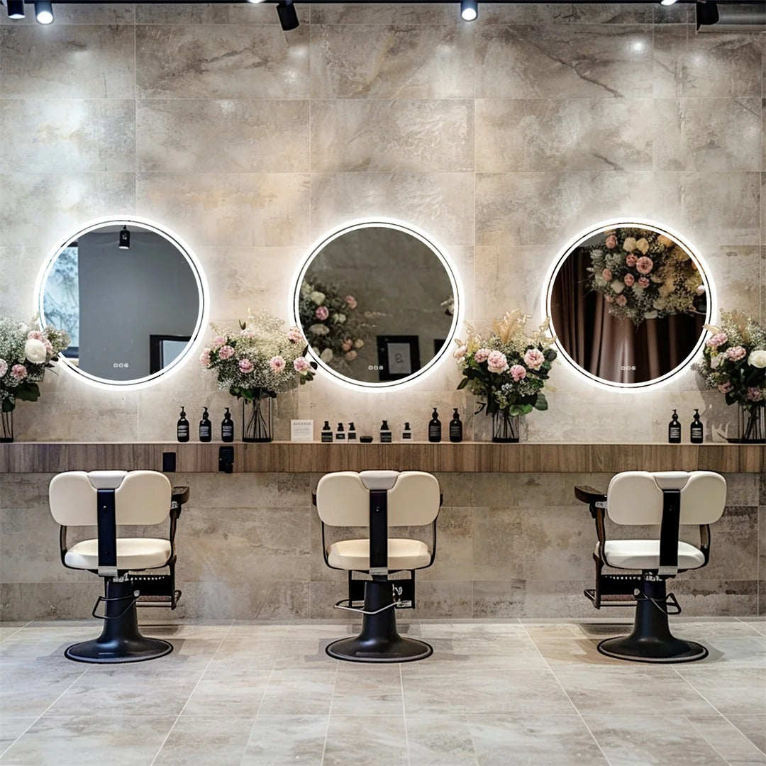 Round LED Smart Bathroom Mirror