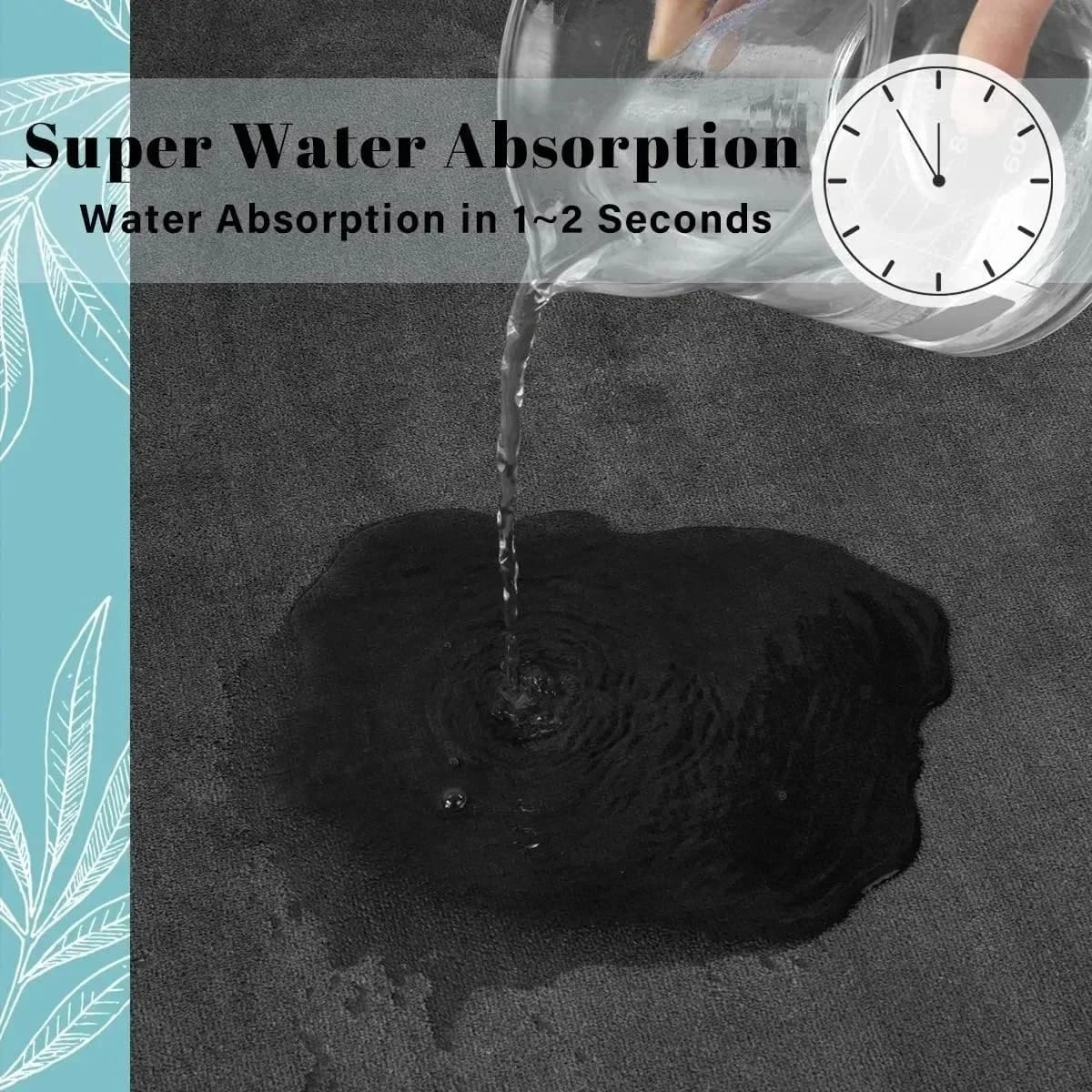 Super Absorbent Anti-Slip Bathroom Mat