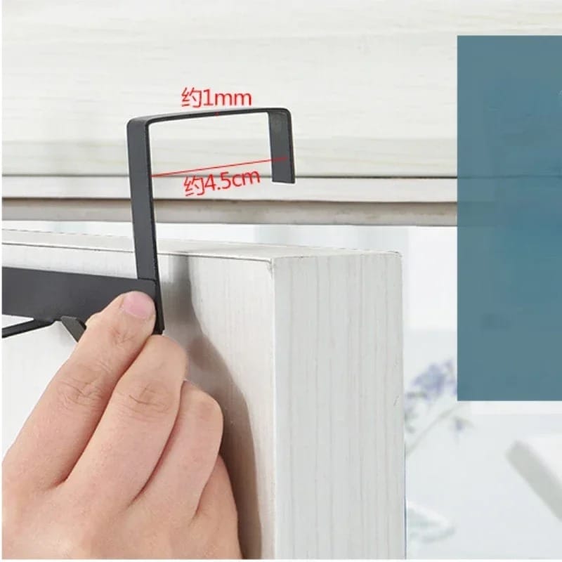 IronHold 5-Hook Over Door Rack Heavy-Duty