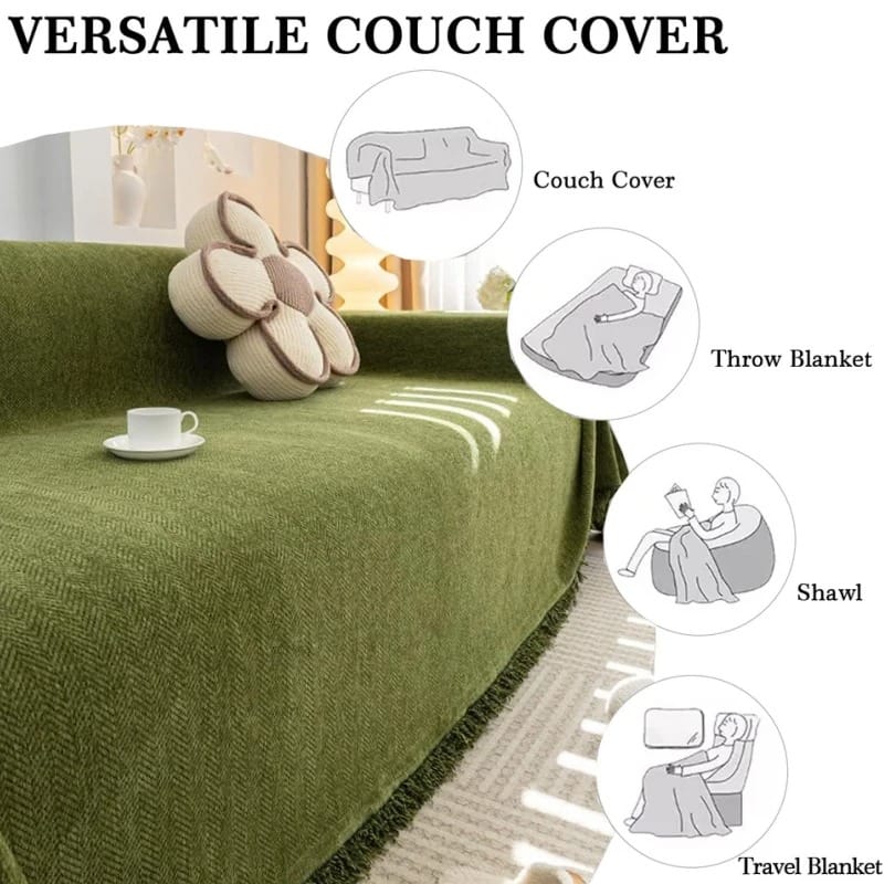 CremaLoom Chenille Sofa Cover