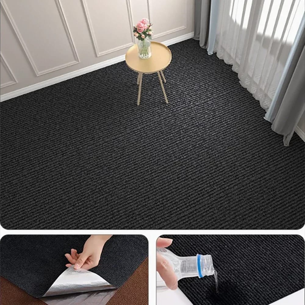 GripLine Pro Non-Slip Floor Mat Roll 40cm x 3m – Self-Adhesive Waterproof & Oil-Resistant Kitchen & Bathroom Runner