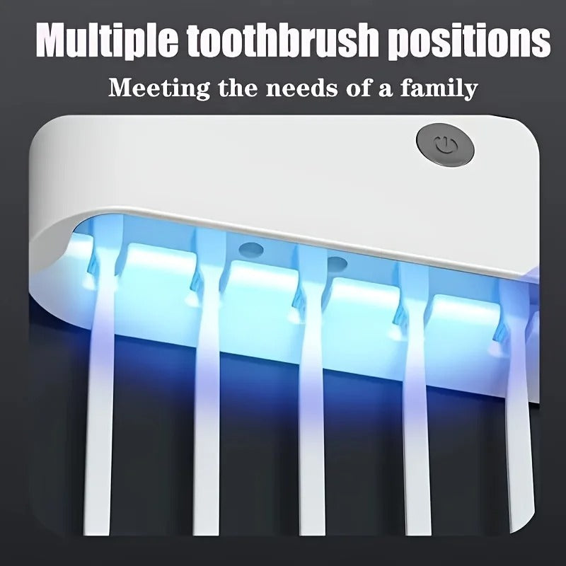 Intelligent Toothbrush Steriliser with Automatic Toothpaste Dispenser