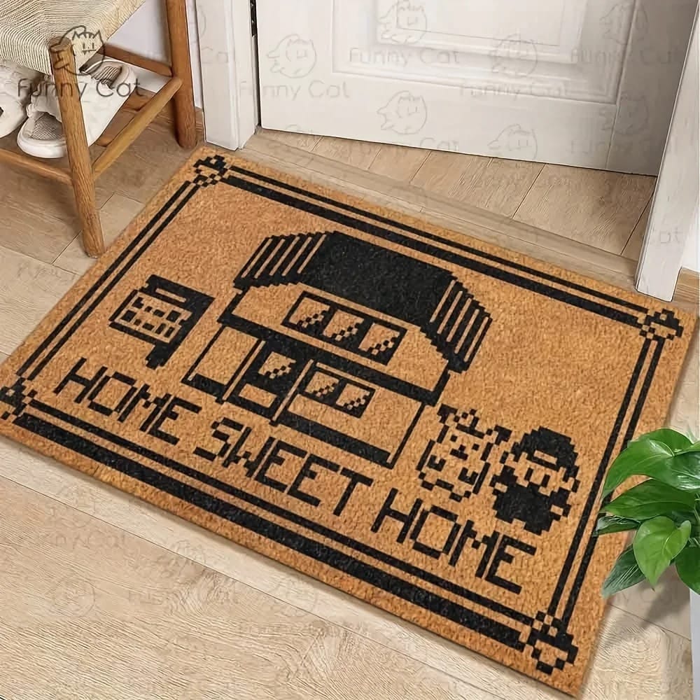 PixelNest Anime Welcome Door Mat