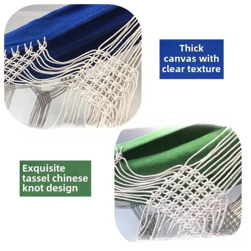 Bohemian Double Tassel Hammock