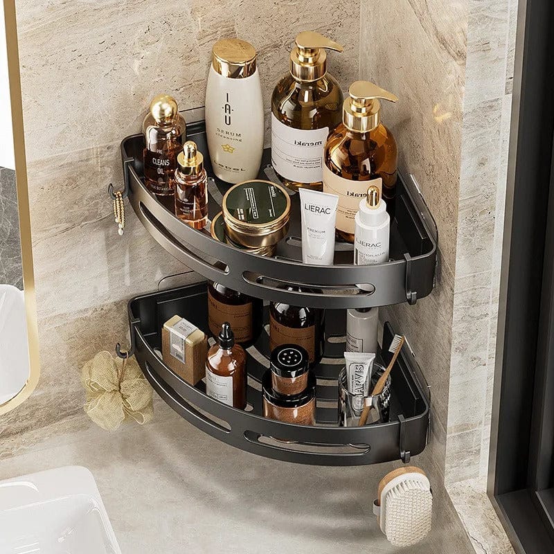 Adhesive Shower Caddy Bathroom Shelf No Drill Storage Organizer