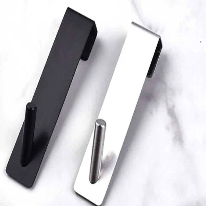 Stainless Steel Over Glass Door Shower Towel Rack