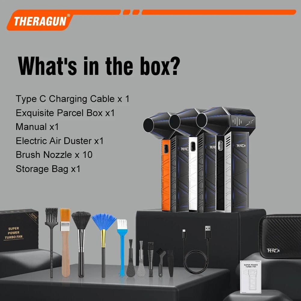 Mini 180000RPM Turbo Jet Fan Powerful Compressed Air Duster