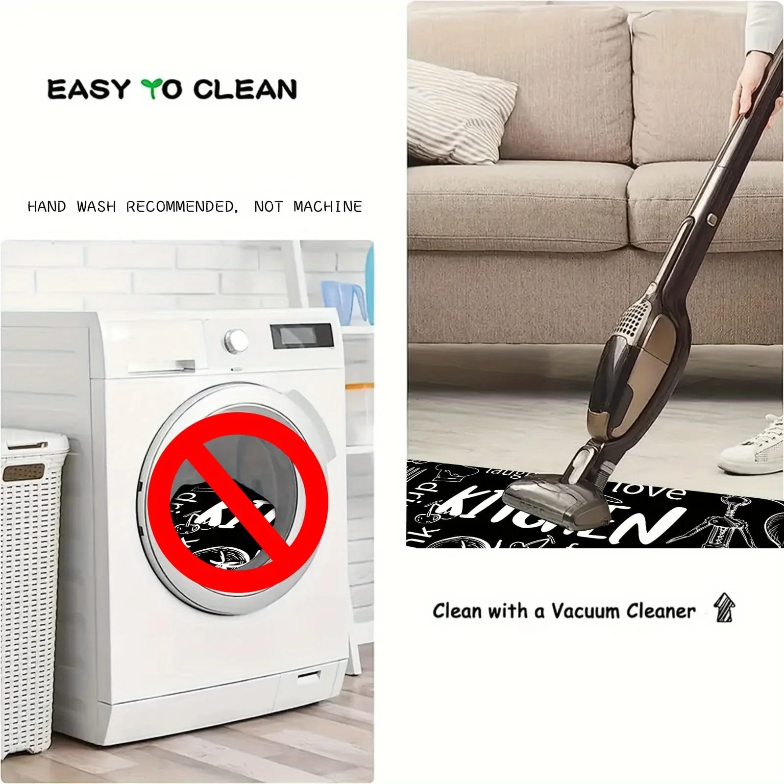 Long Pile Absorbent Bathroom Mat