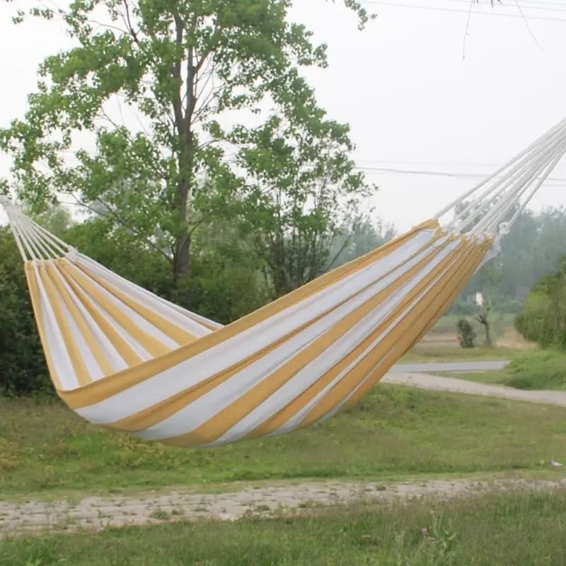 Anti-Roll Hammock Chair – Reinforced Hanging Seat for Indoor Home, Dormitory & Camping Use (Single/Double)