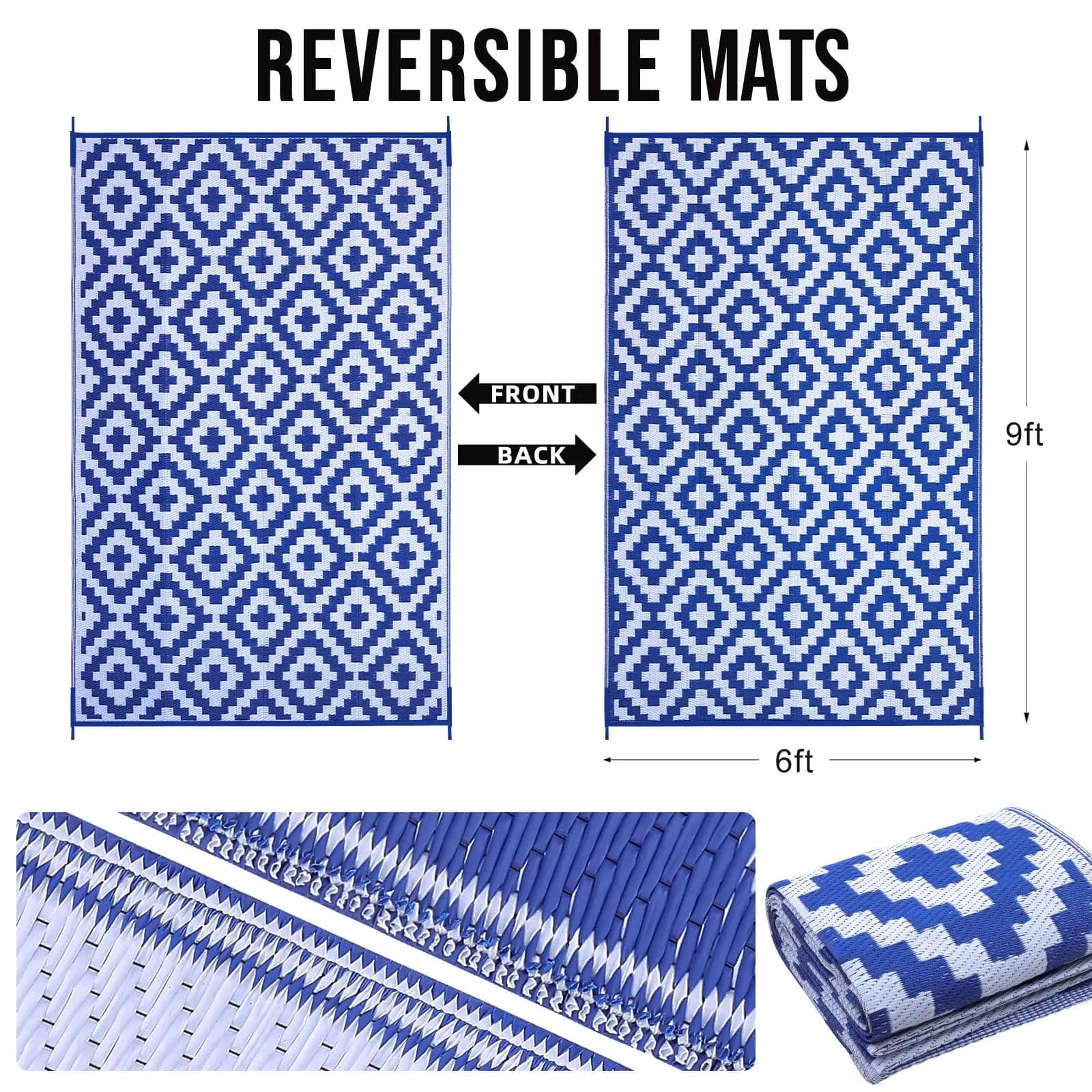 Waterproof Straw Outdoor Rug