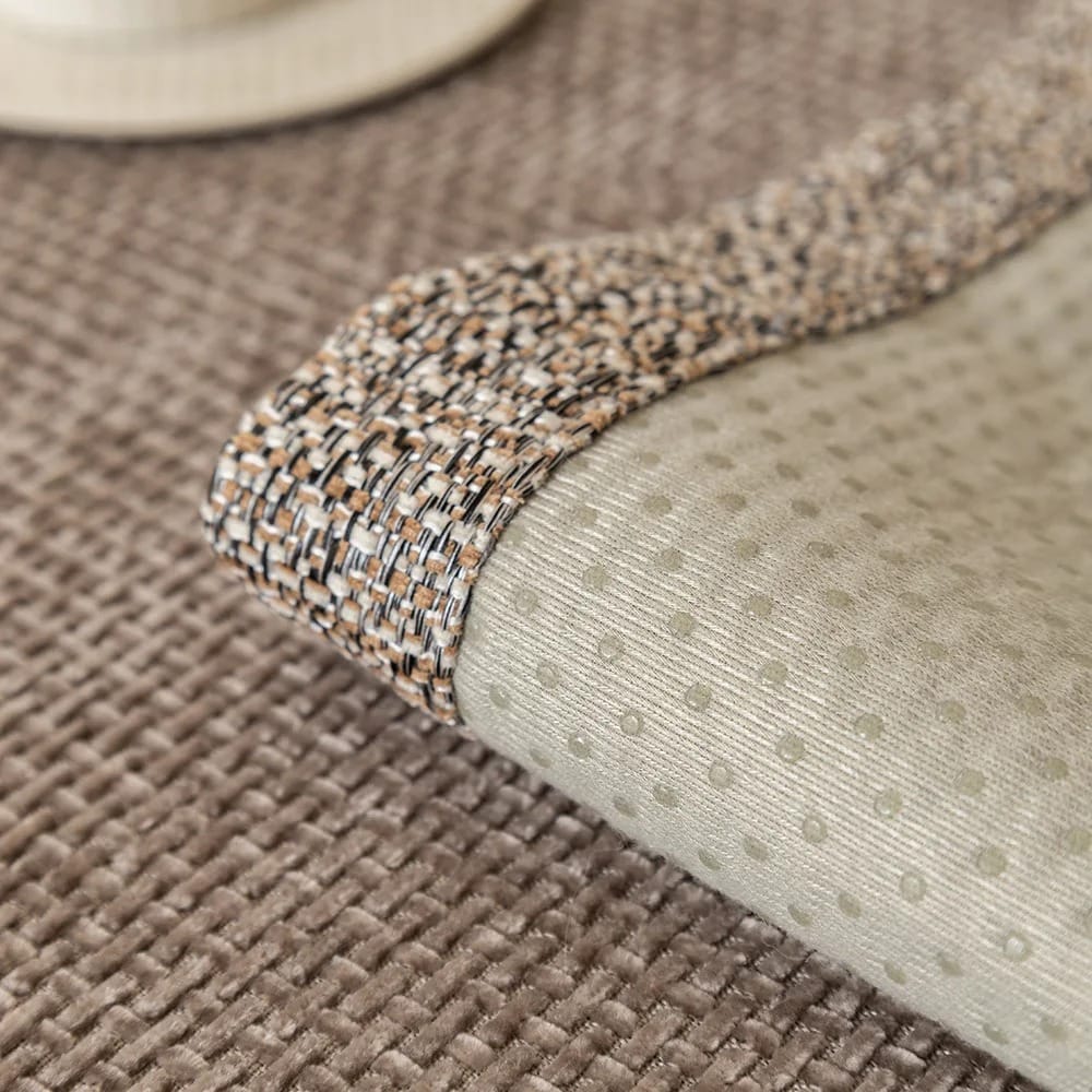 Non-Slip Linen Sofa Cover for All Seasons – Woven Cotton Couch Protector with Backrest Coverage