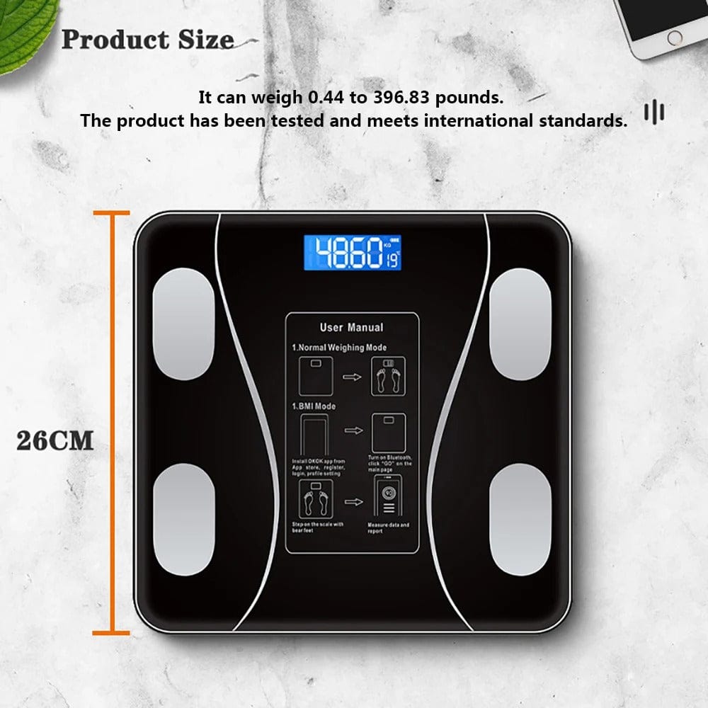 Smart Body Fat Scale – Wireless Digital Weight & Composition Analyzer