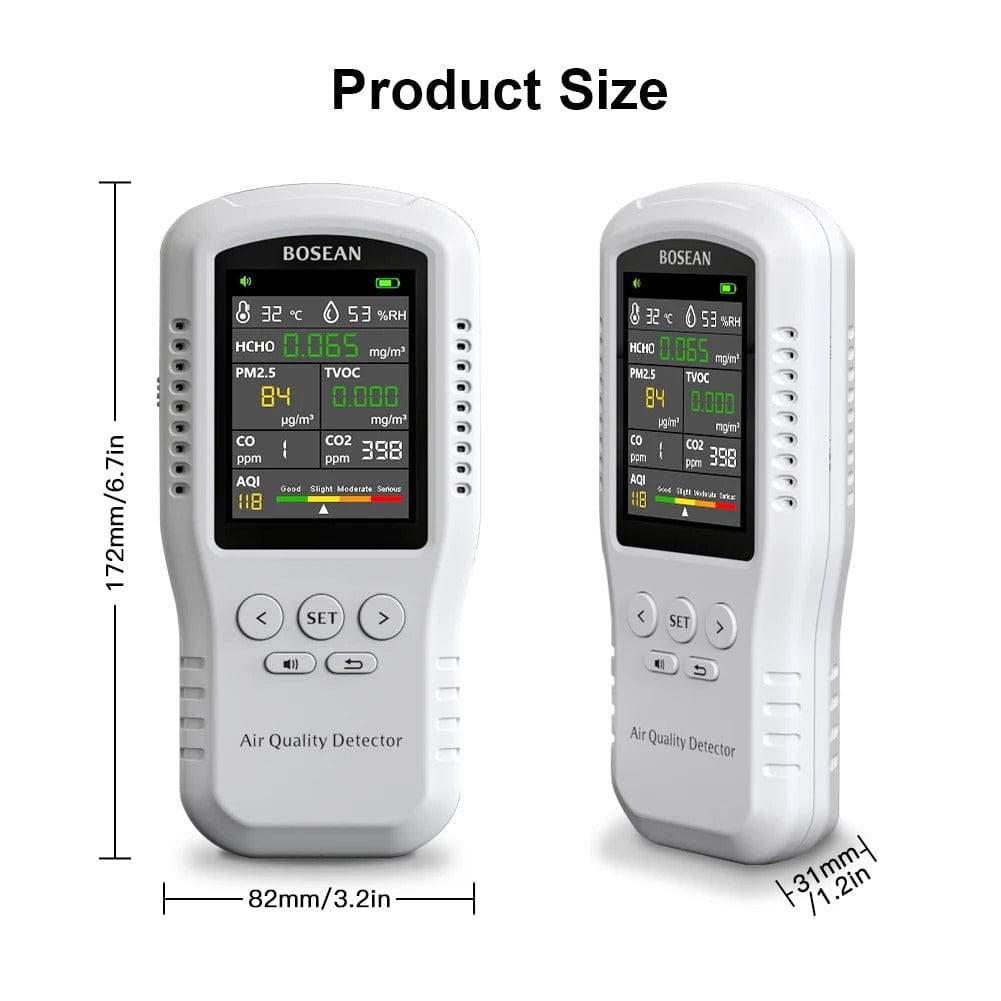 Smart Air Quality Monitor with CO2 and PM2.5 Sensors
