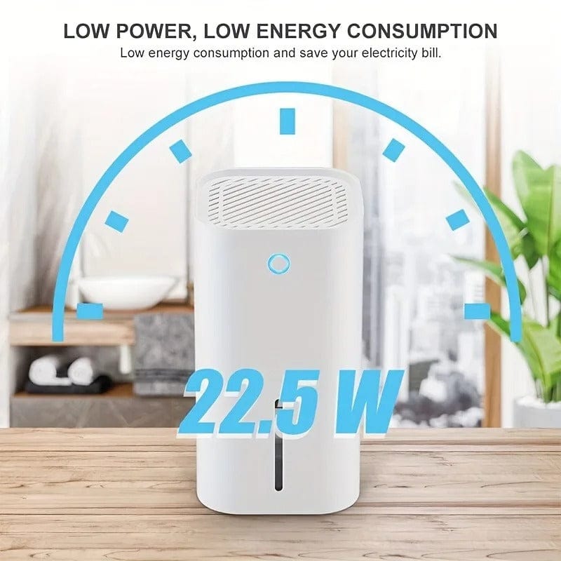 Portable 850ml Dehumidifier with Auto-Off Humidity Control Filter