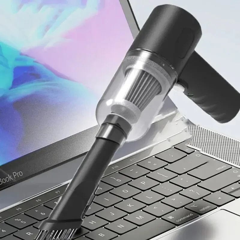 Portable Wireless Car Vacuum Cleaner – USB Rechargeable Wet & Dry