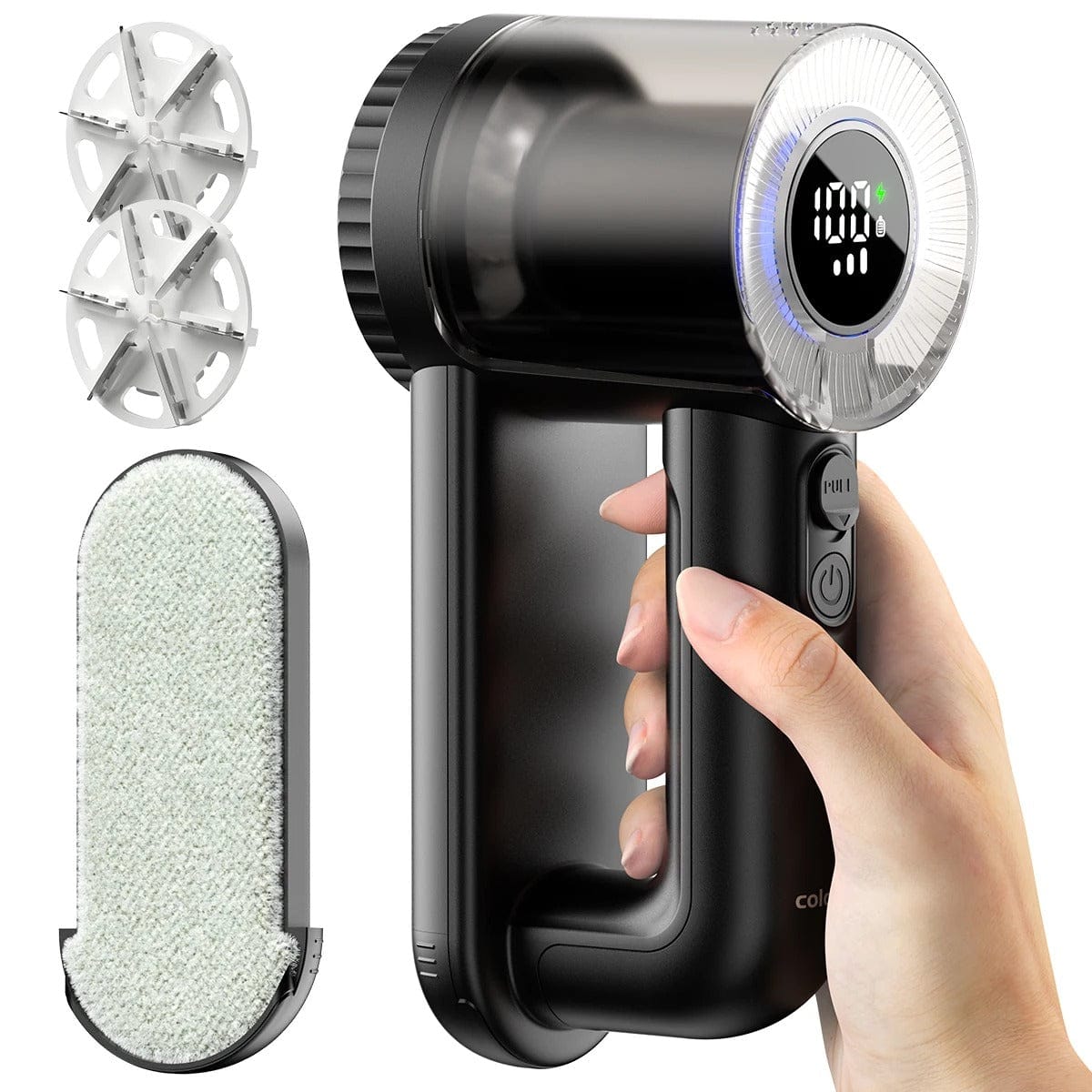Rechargeable Fabric Shaver Electric Lint Remover with Display