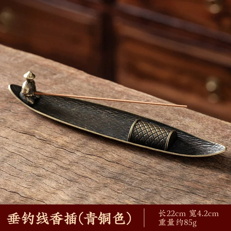 Serenity Boat Incense Holder