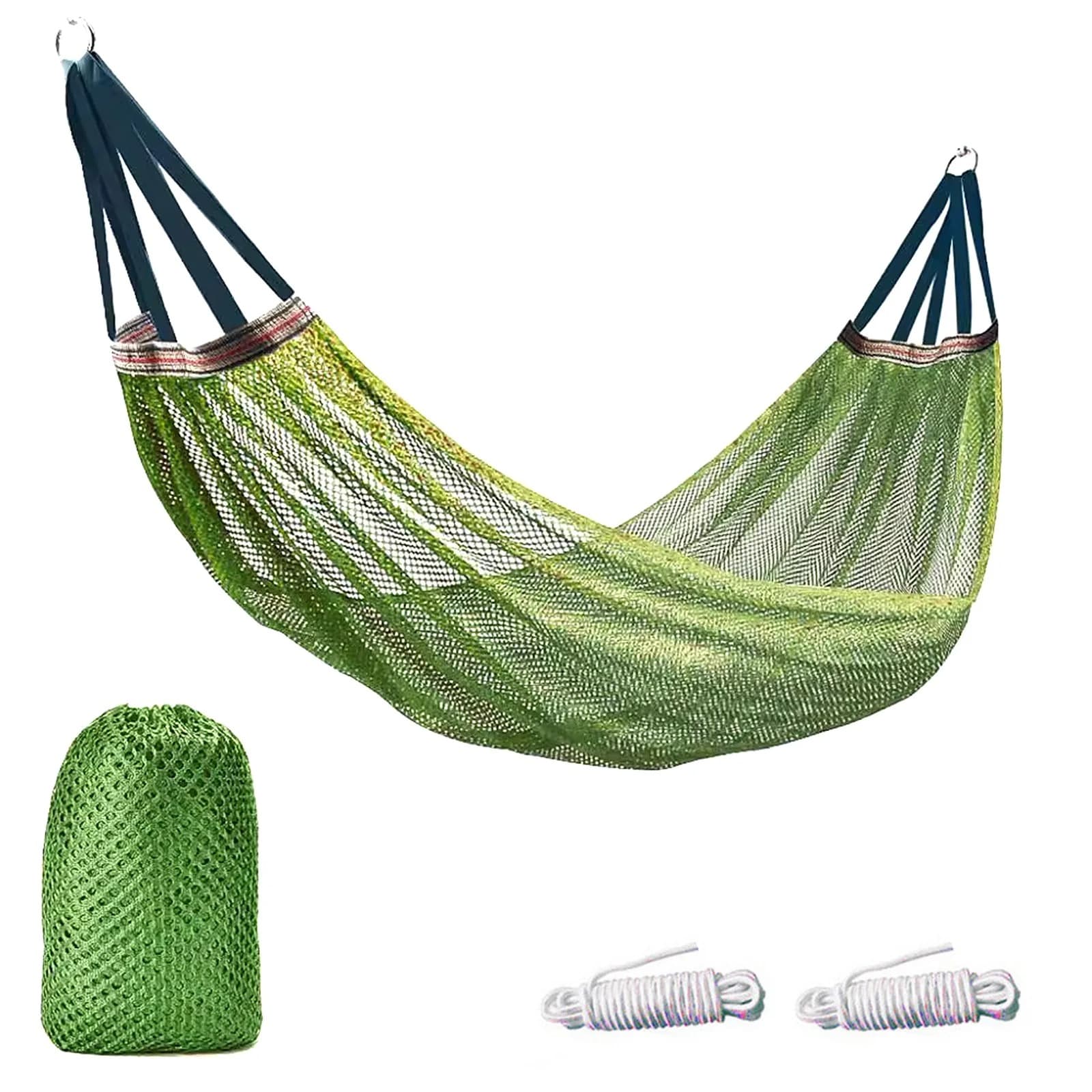 Thick Rope Mesh Hammock with Carry Bag