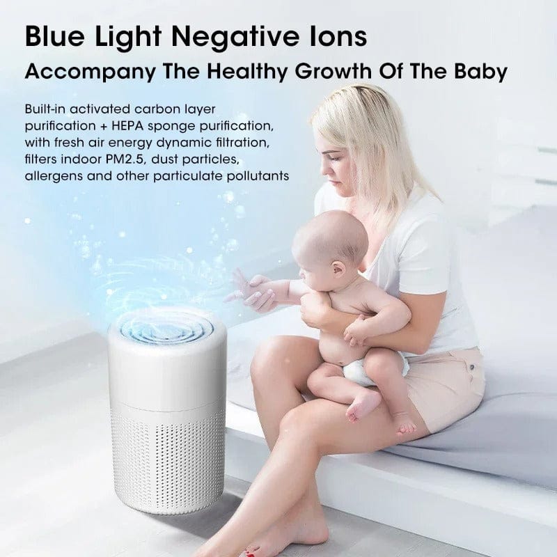 Hepa Air Purifier with Negative Ion Generator for Home